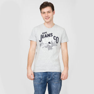 Pepe Jeans pánské šedé tričko Bruno - XL (933)